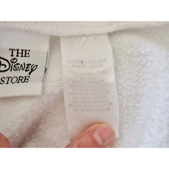 Disney Peace Love & Mickey Mouse Sz XL Unity White Logo Rainbow L/S Sweatshirt - Picture 7 of 7